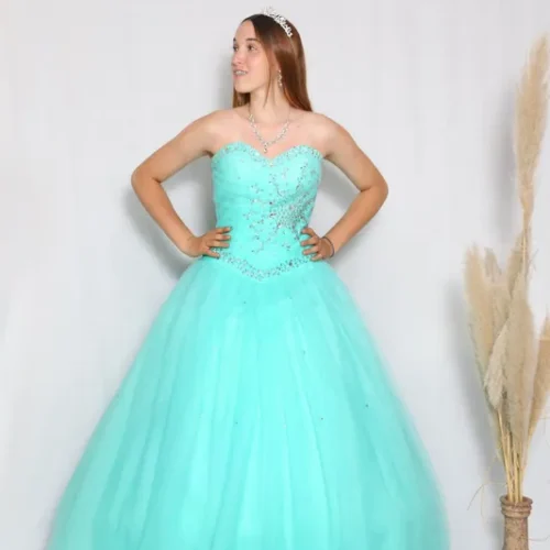 saten tul verde menta 7 Bella