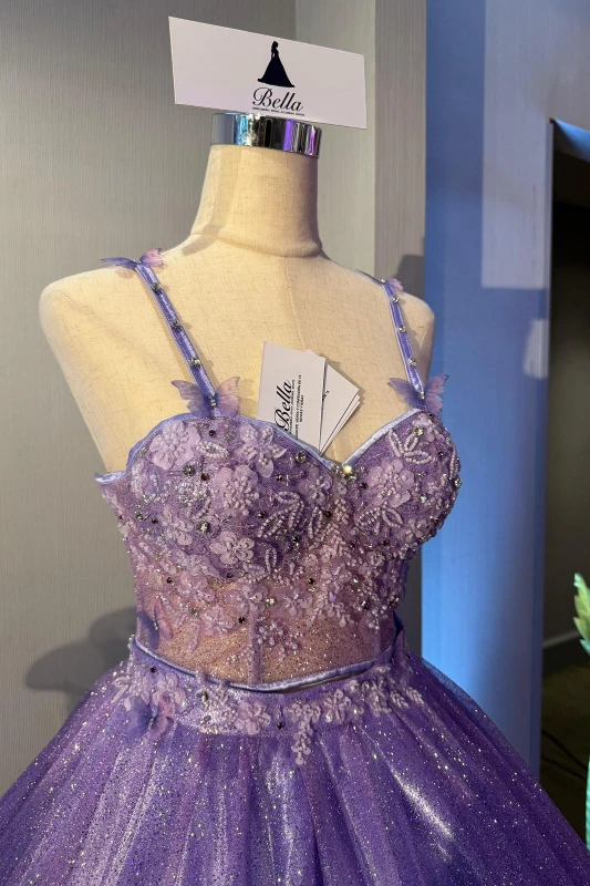 Vestido Desmontable Lila Alquiler